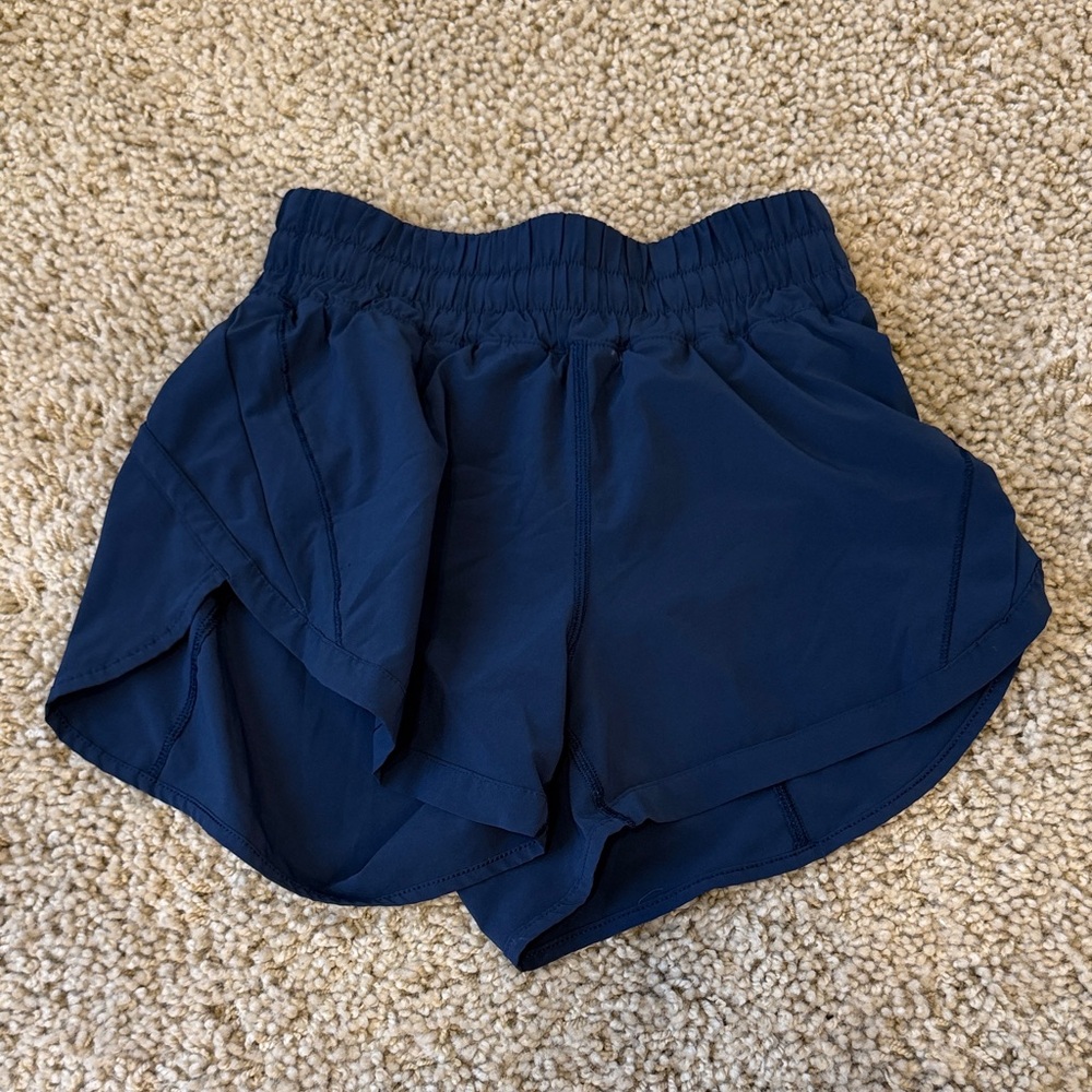 lululemon athletica Navy Athletic Shorts with Elastic Waistband